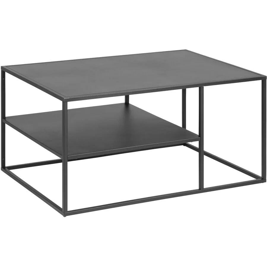 Salontisch Newton Schwarz Metall 90 cm