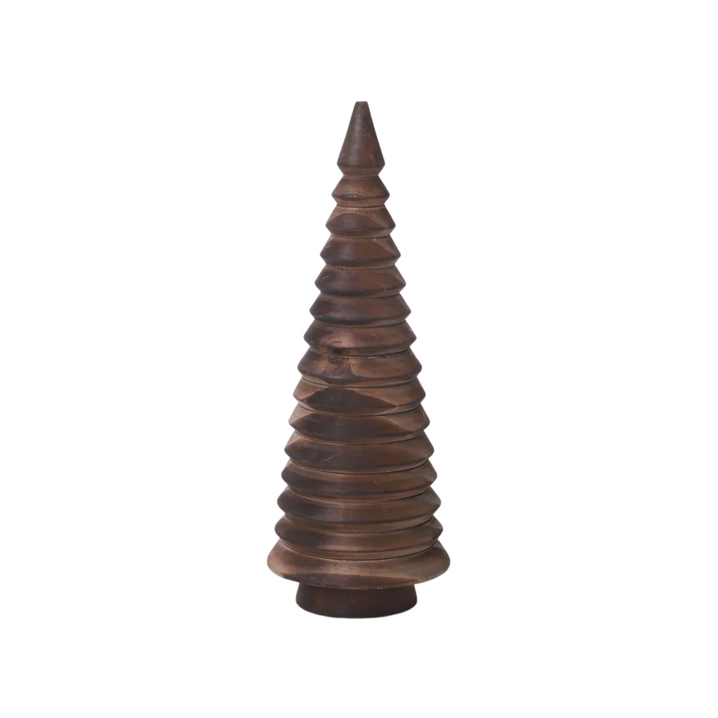 Decofinder Figur Weihnachtsbaum, Dunkelbraun H: 15 cm | Schubiger Möbel