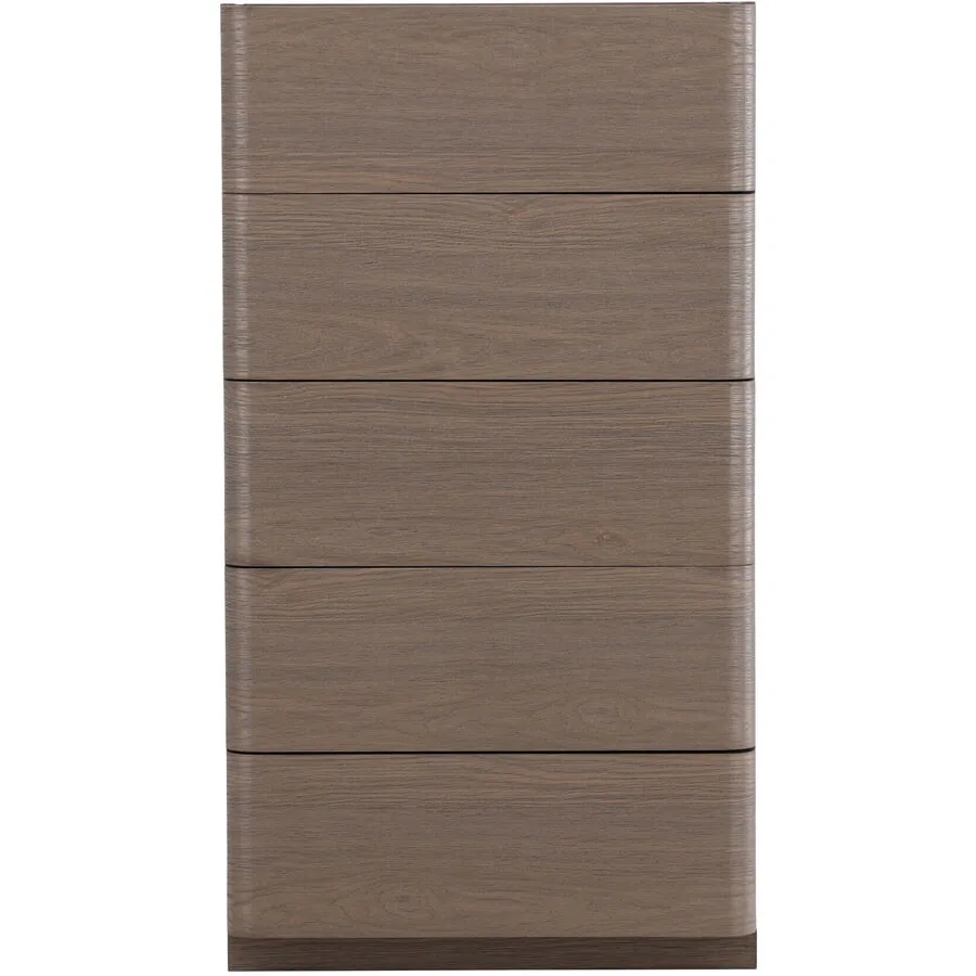 Kommode Noska Mokka MDF B 55 H 100 cm