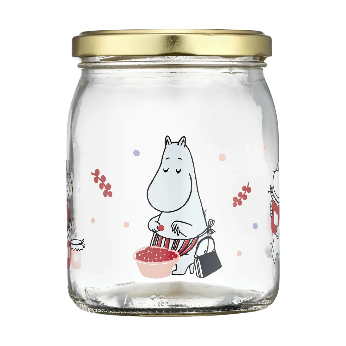 Muurla Mumin Glasbehälter 50 cm Berries