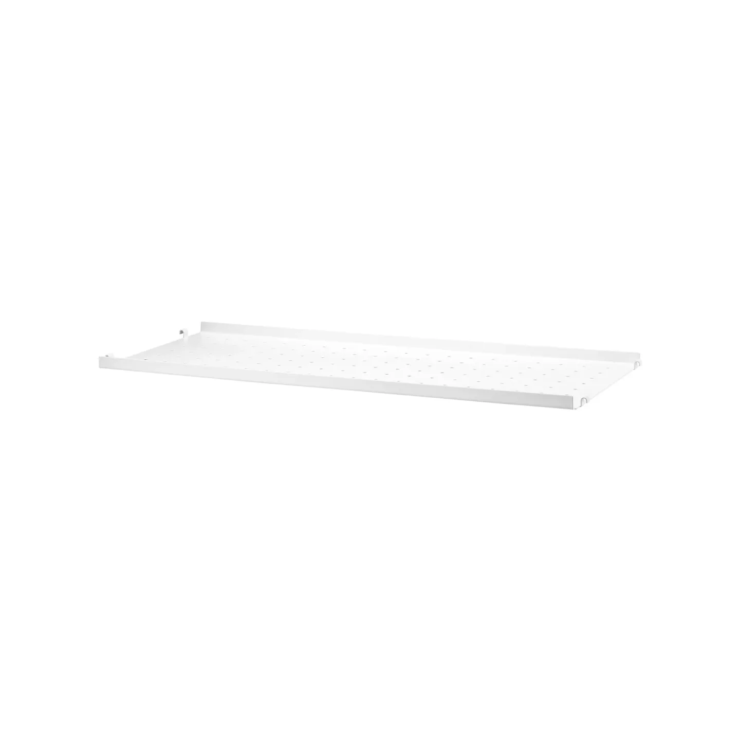String String hyllplan metall vit, 78x20 cm, låg kant