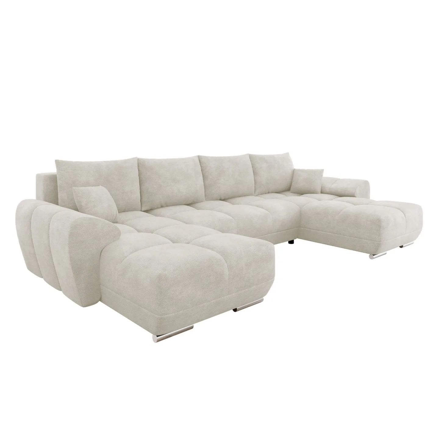 Simerly U-formad 5-sits Bäddsoffa med förvaring - beige