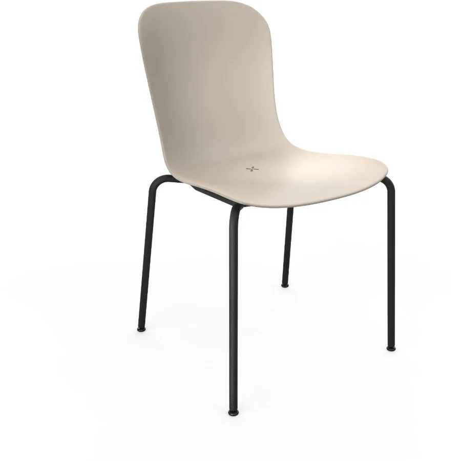 SACKit Gartenstuhl Patio no.One taupe Polypropylen, Recycelter Kunststoff mit zugesetztem UV-Stabilisator, Pulverbeschichteter Stahl
