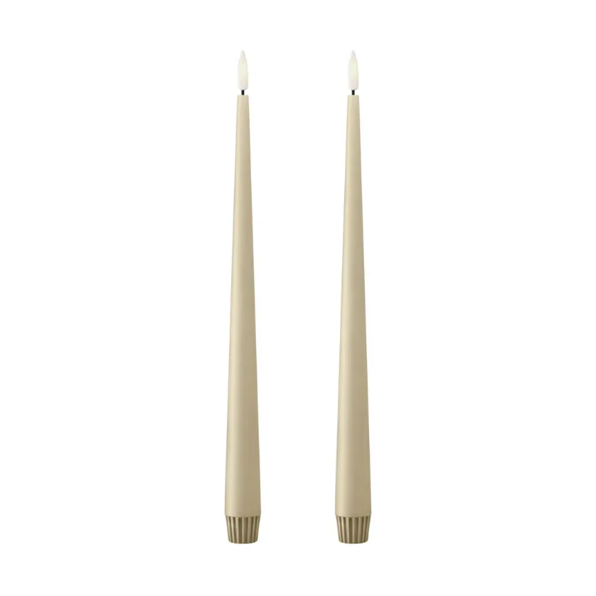 ester & erik ester & erik Stabkerzen LED 2er-Pack 14 Pale ginger , 30 cm