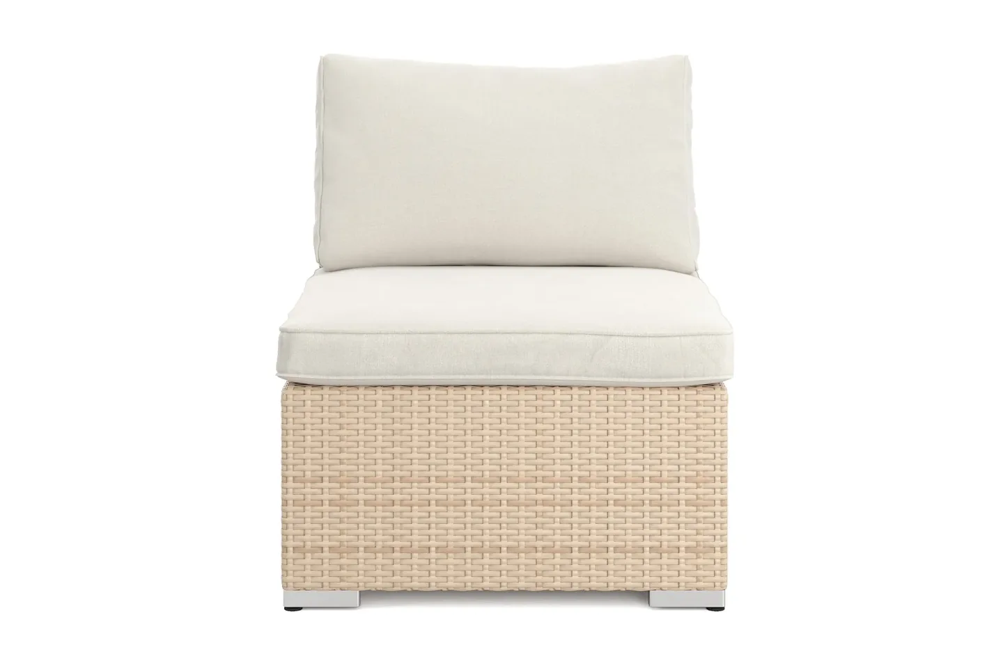 Wisconsin Mittmodul utomhus i konstrotting med vattenavisande dyna - Beige