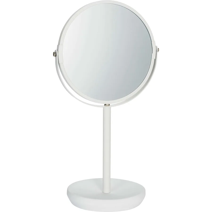 Kosmetikspiegel Lara Weiss Steingut/Glas 34.7 cm - Material: Steingut/Spiegelglas