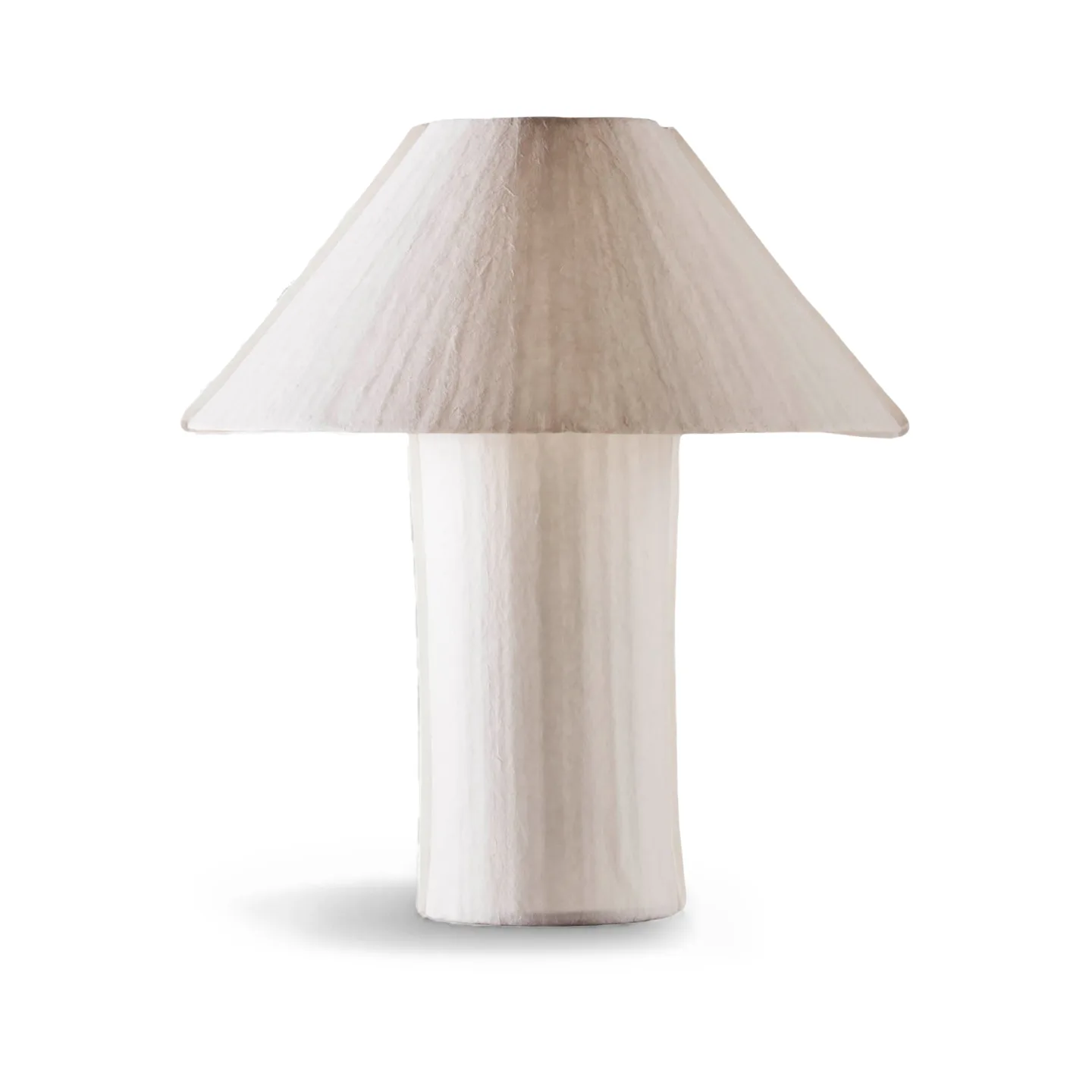 Dusty Deco - Paper Table Lamp - Bordslampor - Edin & Lina Kjellvertz - Vit