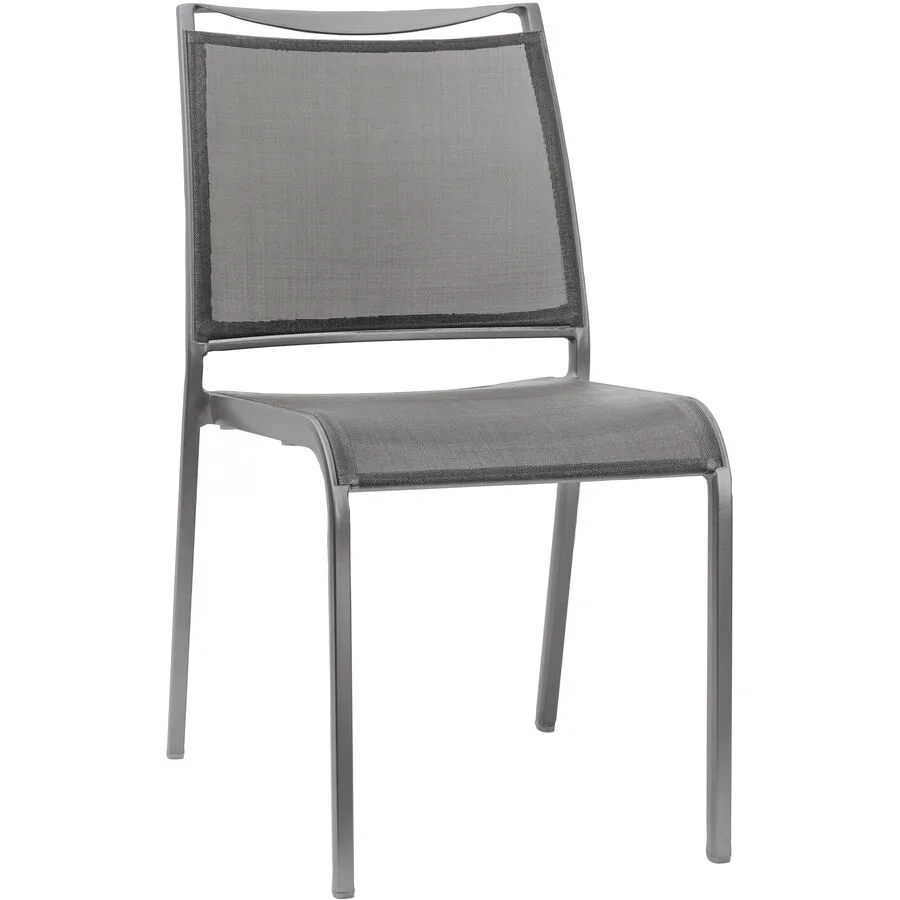 Gartenstuhl Quito Light Grey Aluminium