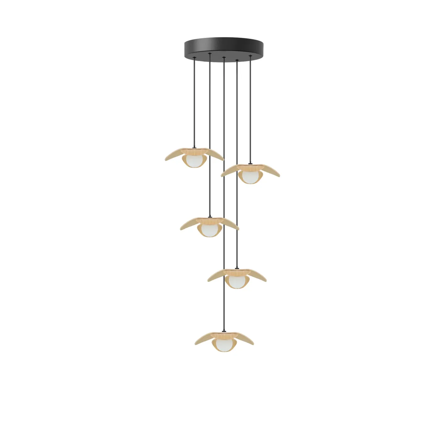 Umage Forget Me Not Pendelleuchte mini Eiche-Cluster 5