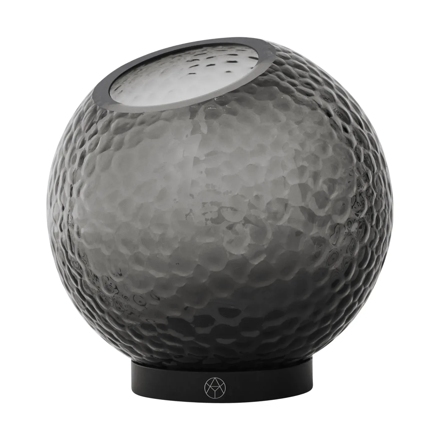 AYTM Globe bubbles Vase Ø17 cm Black