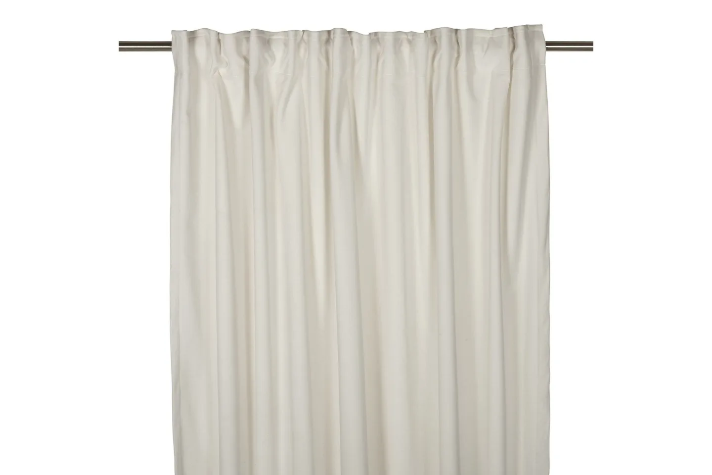 Sameta Sammetsgardin Multibandslängd 2-pack 280 cm - Offwhite