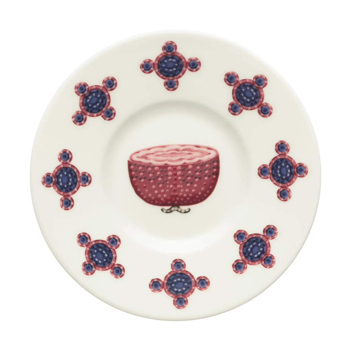 Iittala Taika Sato Untertasse Ø15 cm Weiß-bunt