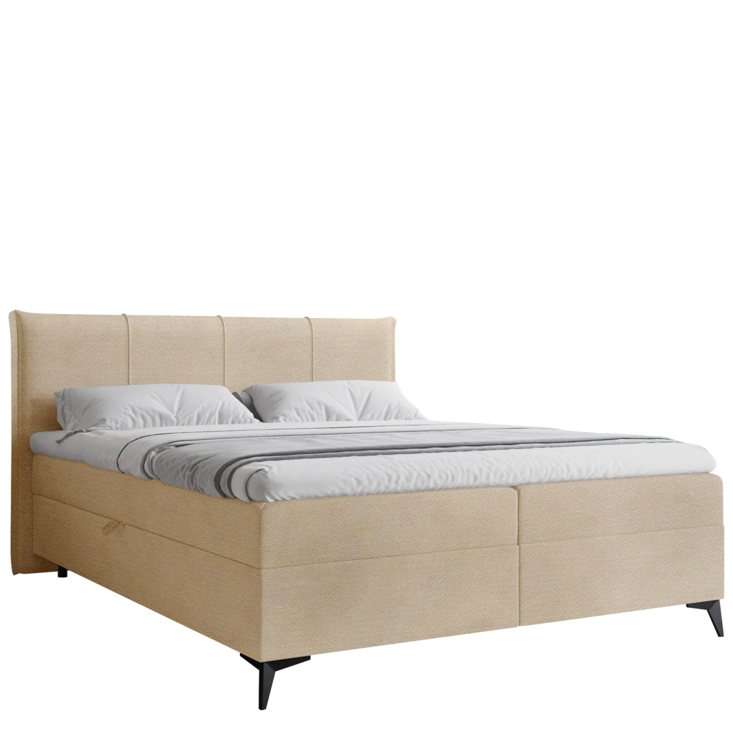 Thoros Komplett Sängpaket 180x200 cm Kontinentalsäng med Förvaring - Beige