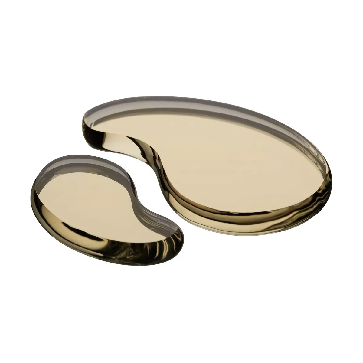 Kosta Boda Tears of joy Dekorationsobjekt 2-teilig Gold