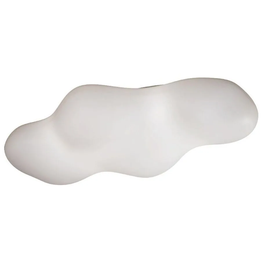 Deckenlampe Piu Weiss 90 cm 21 cm - Material: Polycarbonat