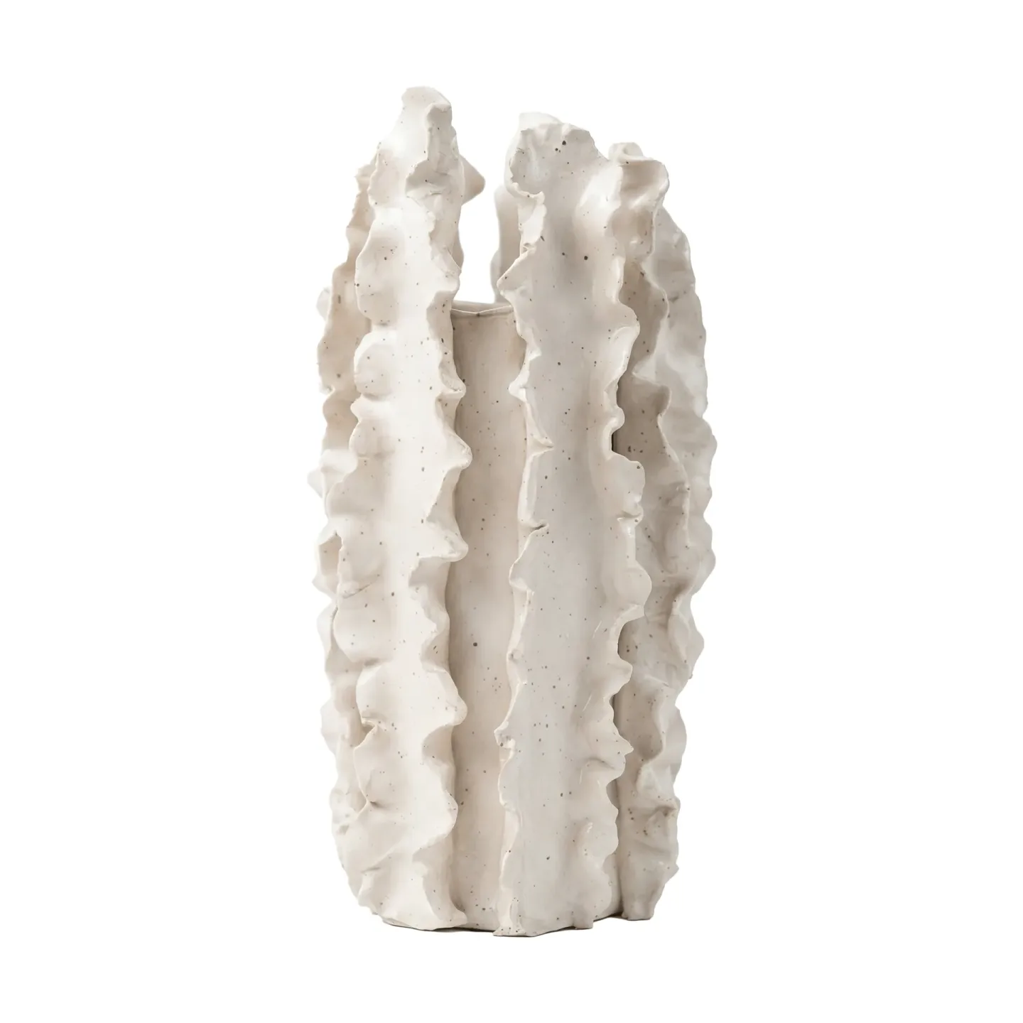 Tinted Melera vas Beige, 33x16 cm
