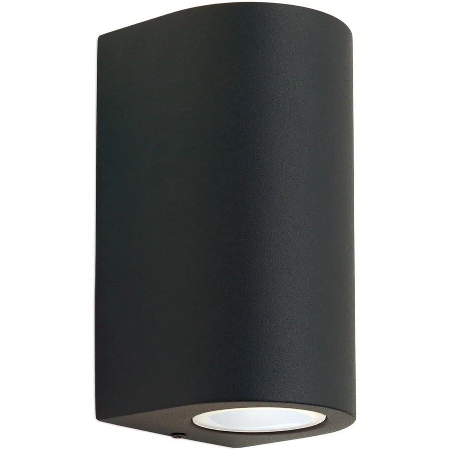 Wandlampe aussen Laurenz Grau Stahl 10.4 cm - Farbe: anthrazit