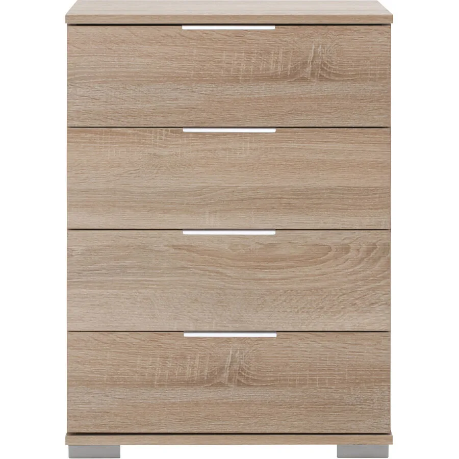 Nachttisch Peyton A Eiche sägerau Holzwerkstoff B 52 H 74 cm
