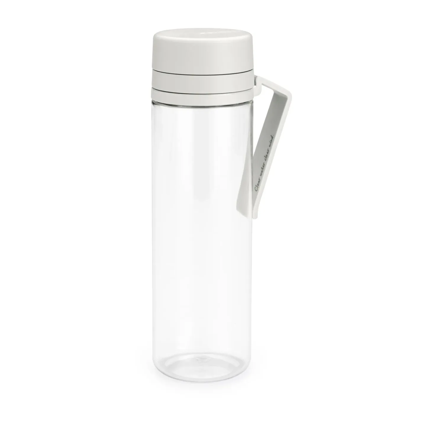 Brabantia Make & Take Wasserflasche mit Sieb 0,5 L Hellgrau