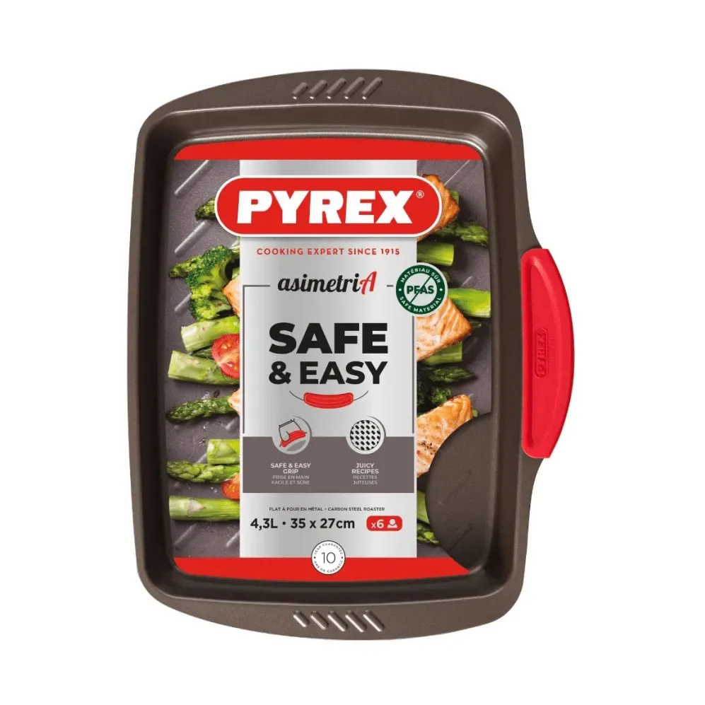 Pyrex Pyrex Asimetria ugnsform Silikon, rektangulär, 35 cm