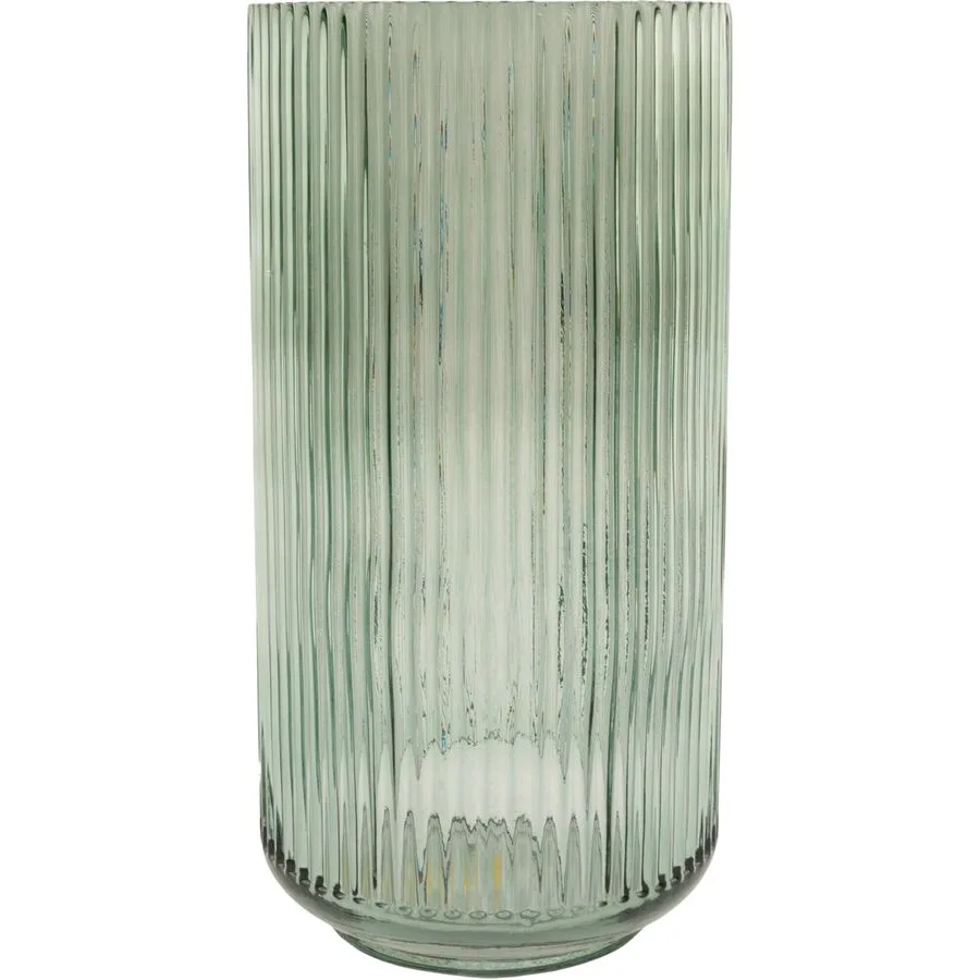 POINT-VIRGULE Windlicht Lamazère Grün Glas 14.3 cm 28 cm