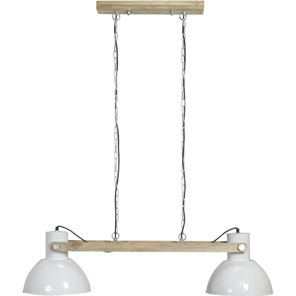 Taklampa Ashby Dubbelarm White - Pr Home