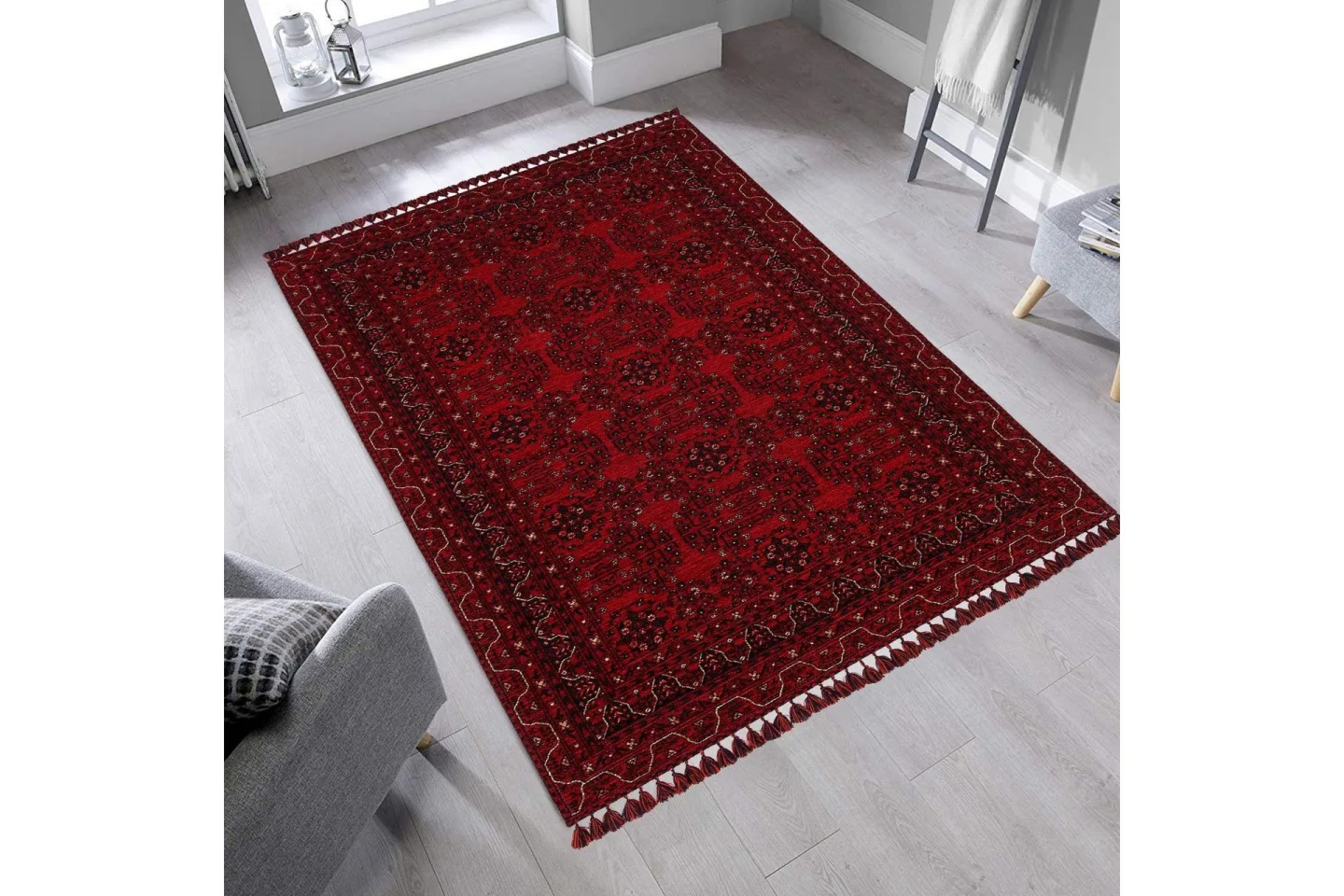 Norio Gångmatta 80x150 cm Rektangulär - Röd