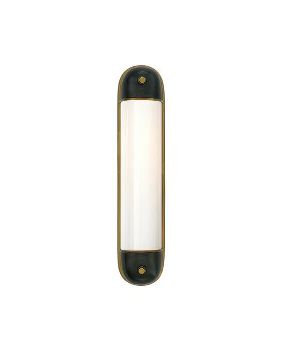 Selecta Long Glass Sconce Bronze and Antique Brass