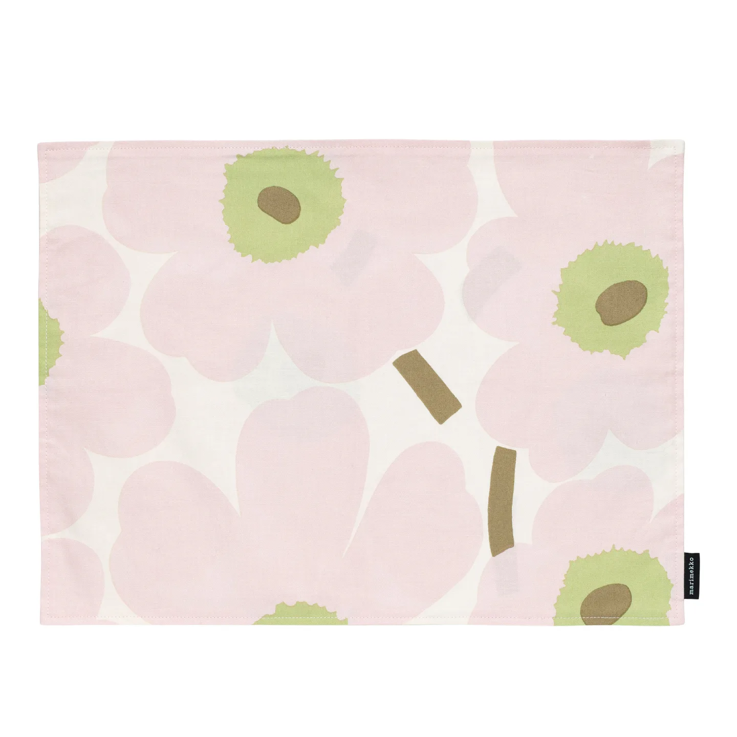 Marimekko - P.UNIKKO ACRYL F.PLACEMAT, off white, pink, pear, sand - Bordstabletter