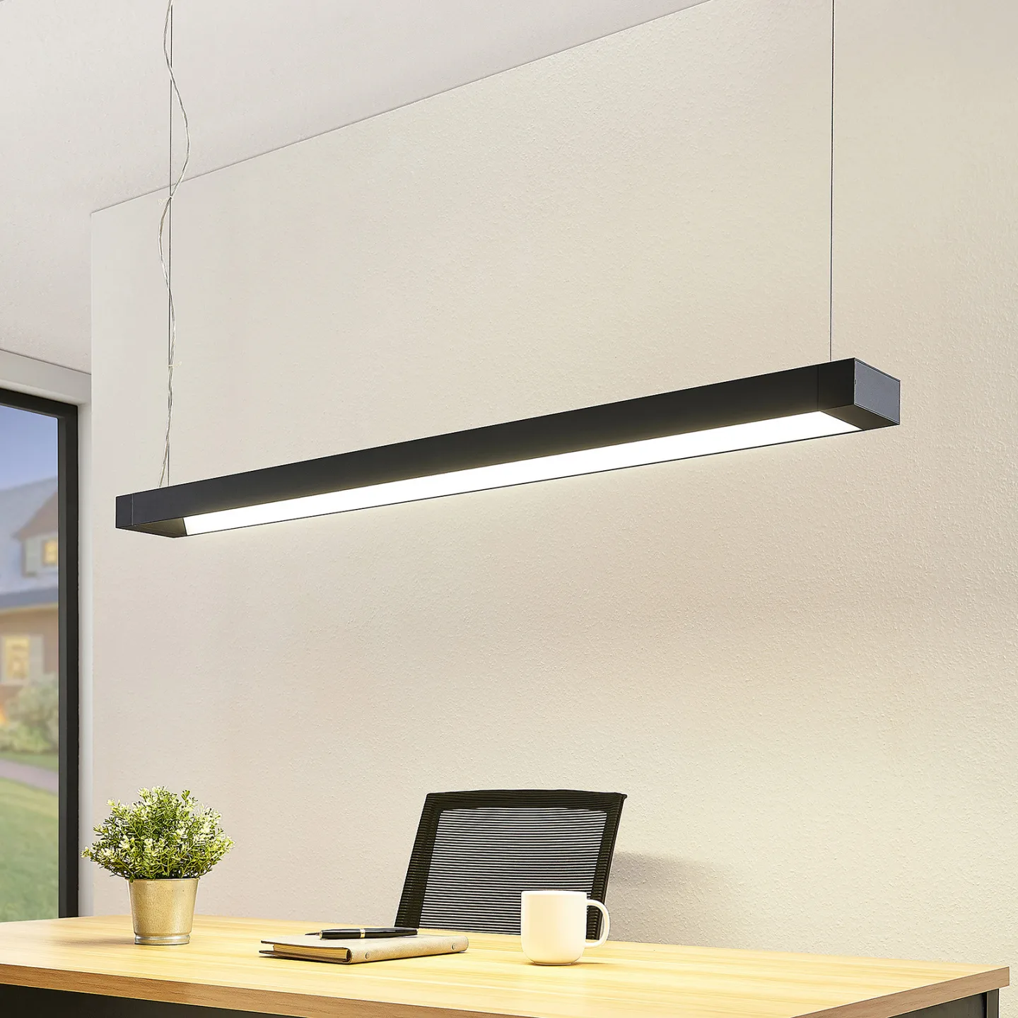 Cuna Pendel L122 Black - Arcchio - Arbeidsrom / kontor - Moderne - Metall - Med en lyskilde