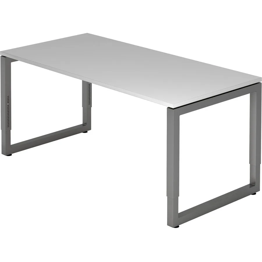 Schreibtisch Office grau Holzwerkstoff B 160 T 80 cm