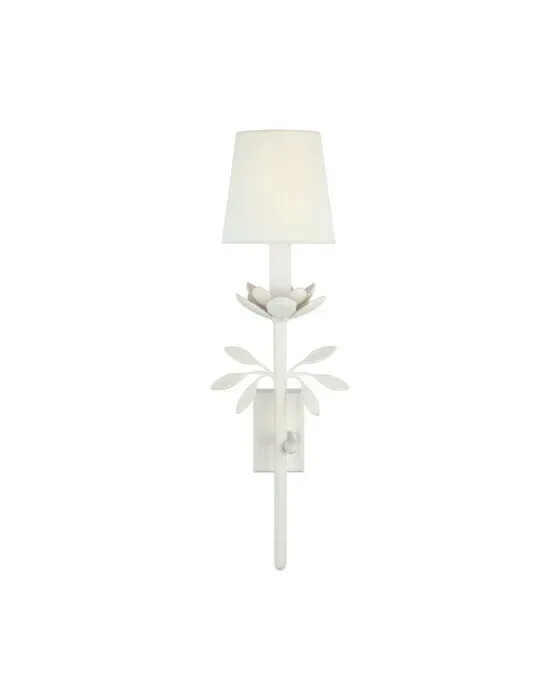 Clementine 22" Tail Sconce Plaster White