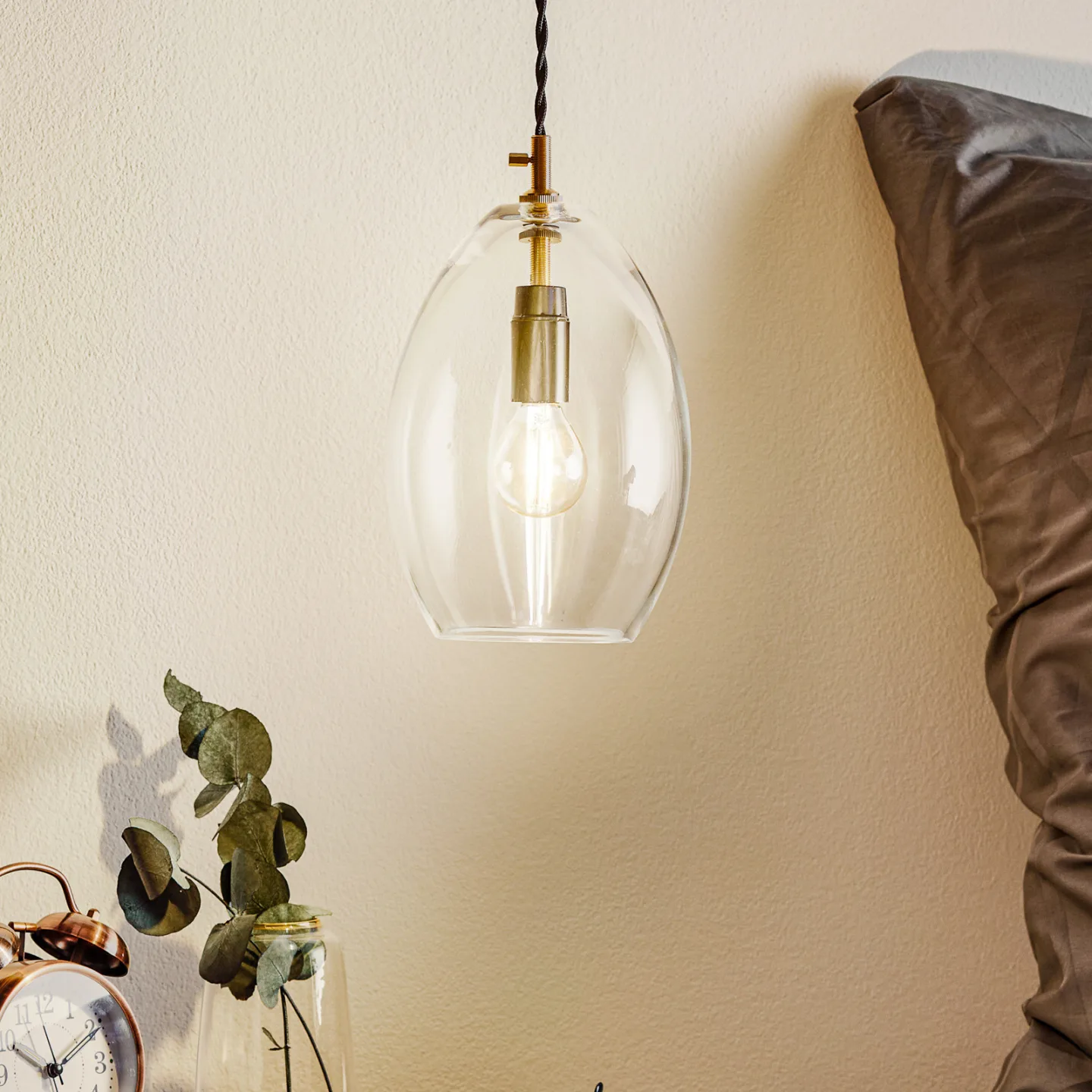 Unika Pendelleuchte Groß - Northern - Wohnzimmer - Design - Glas - Einflammig