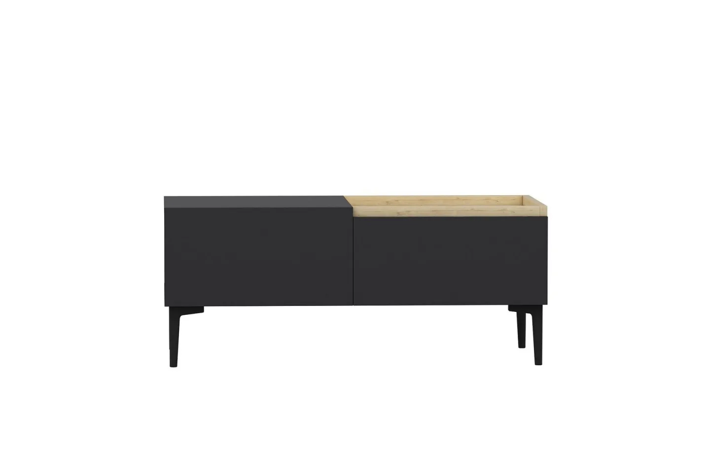 Mijara Tv-bänk 160x37 cm Svart - Hanah Home