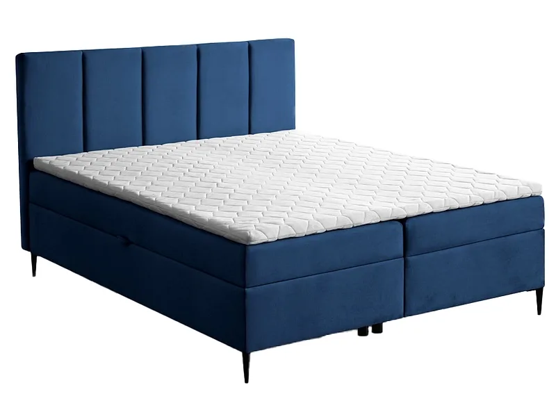Boxspringbett ADEL ocean blue 180x200cm
