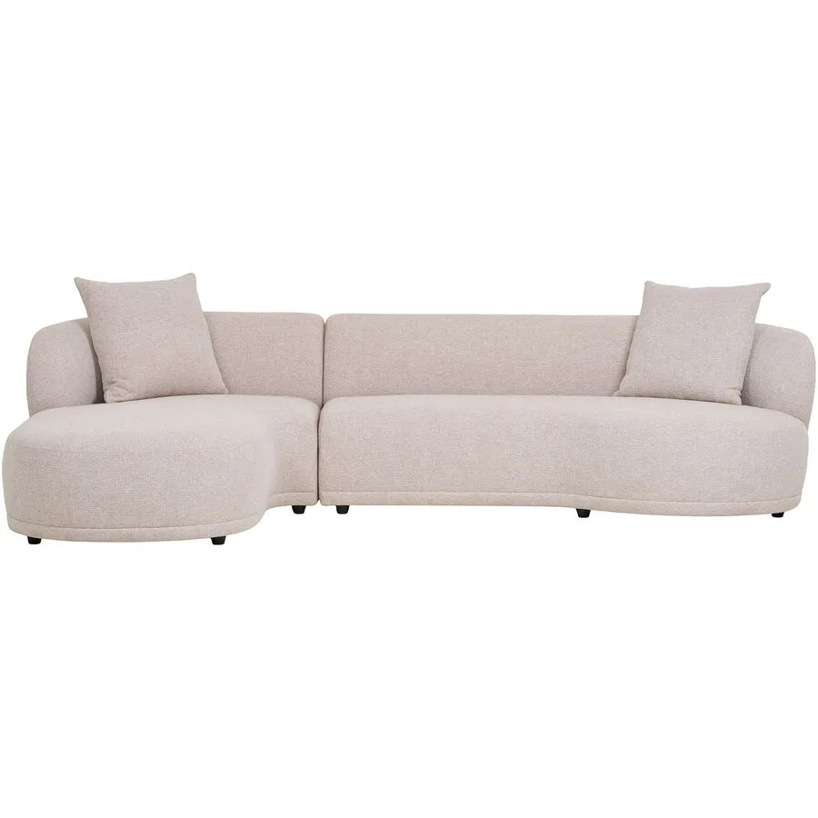 Ecksofa Mondra Polyester natur B 294 T 175 cm