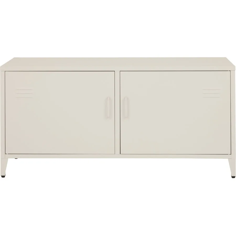 Garderobenschrank Kalia Grau Metall 117 cm 55.7 cm