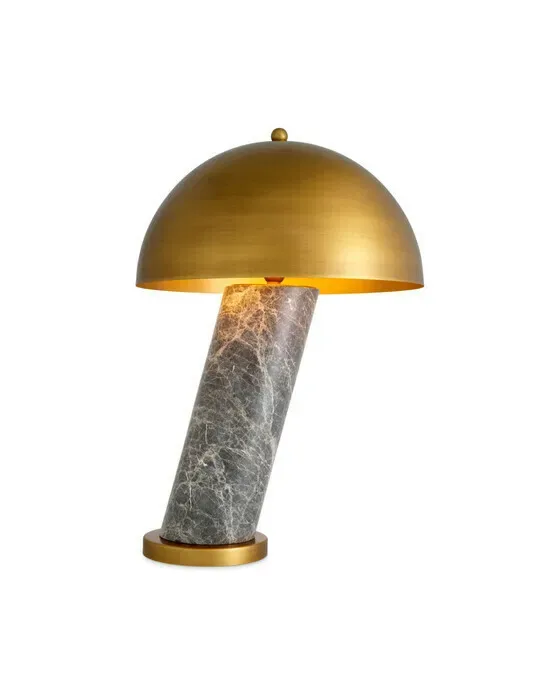 Daniel Table Lamp Grey Marble