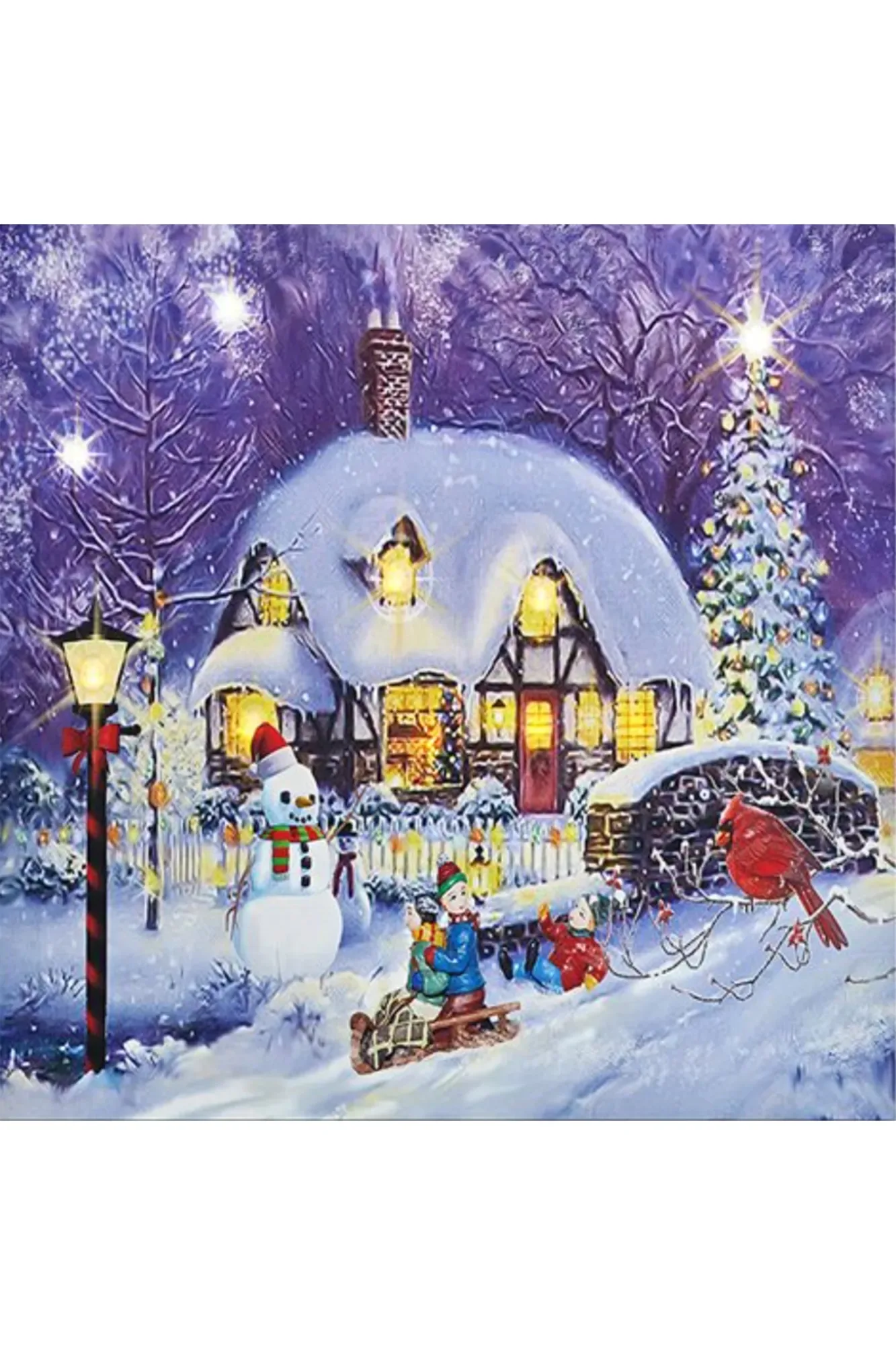 Motiv Canvas 30x30 cm 10 Lampen