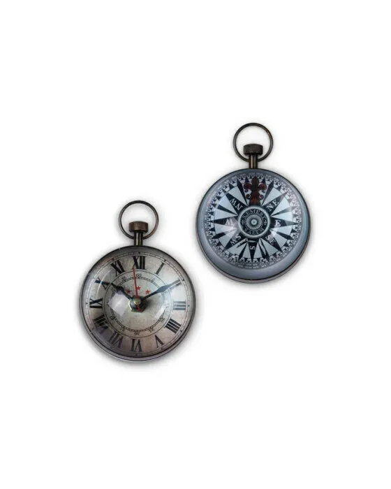 Eye of Time Clock, Brass