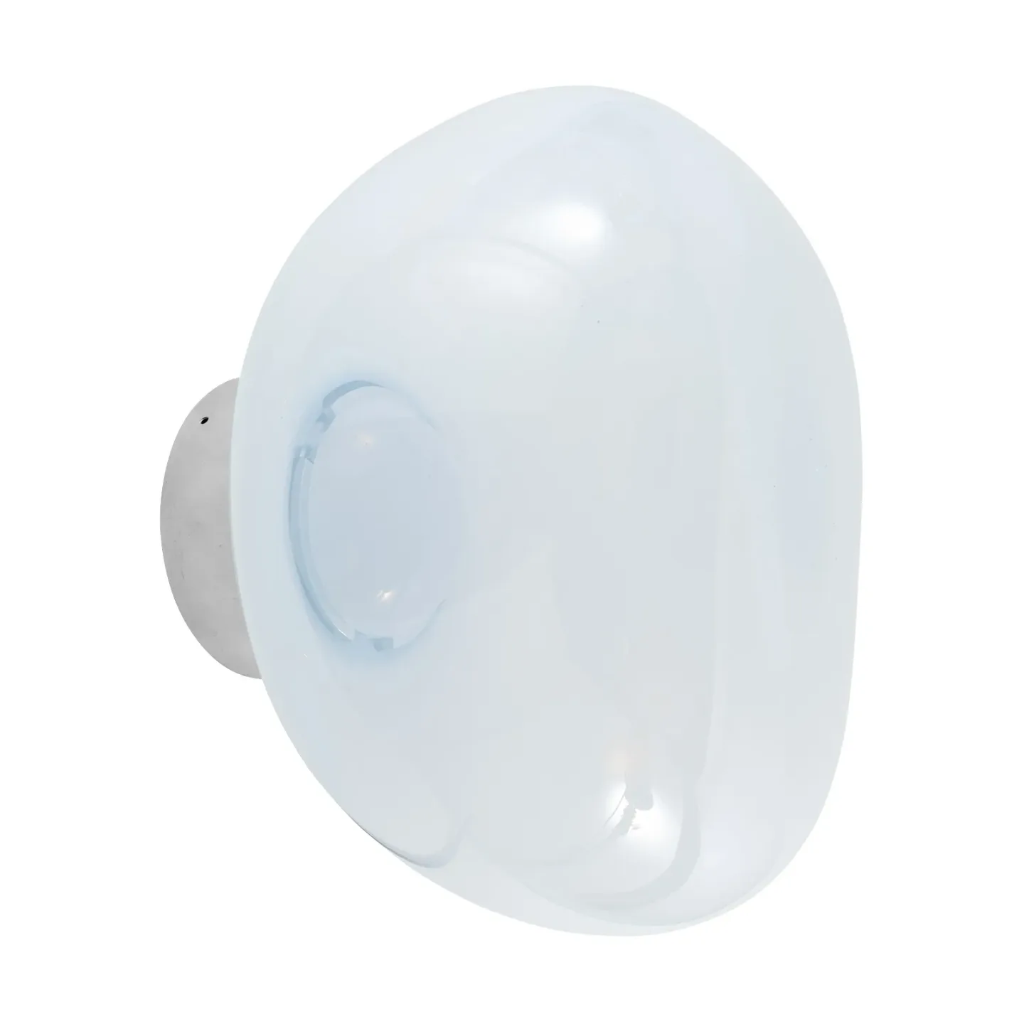 Tom Dixon Melt Surface mini Wandleuchte LED 30 cm Opal-silver