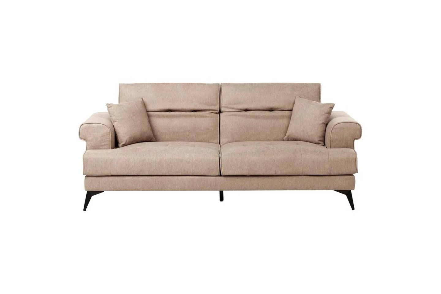 3-sitssoffa Skive Brun, Svart - Beige