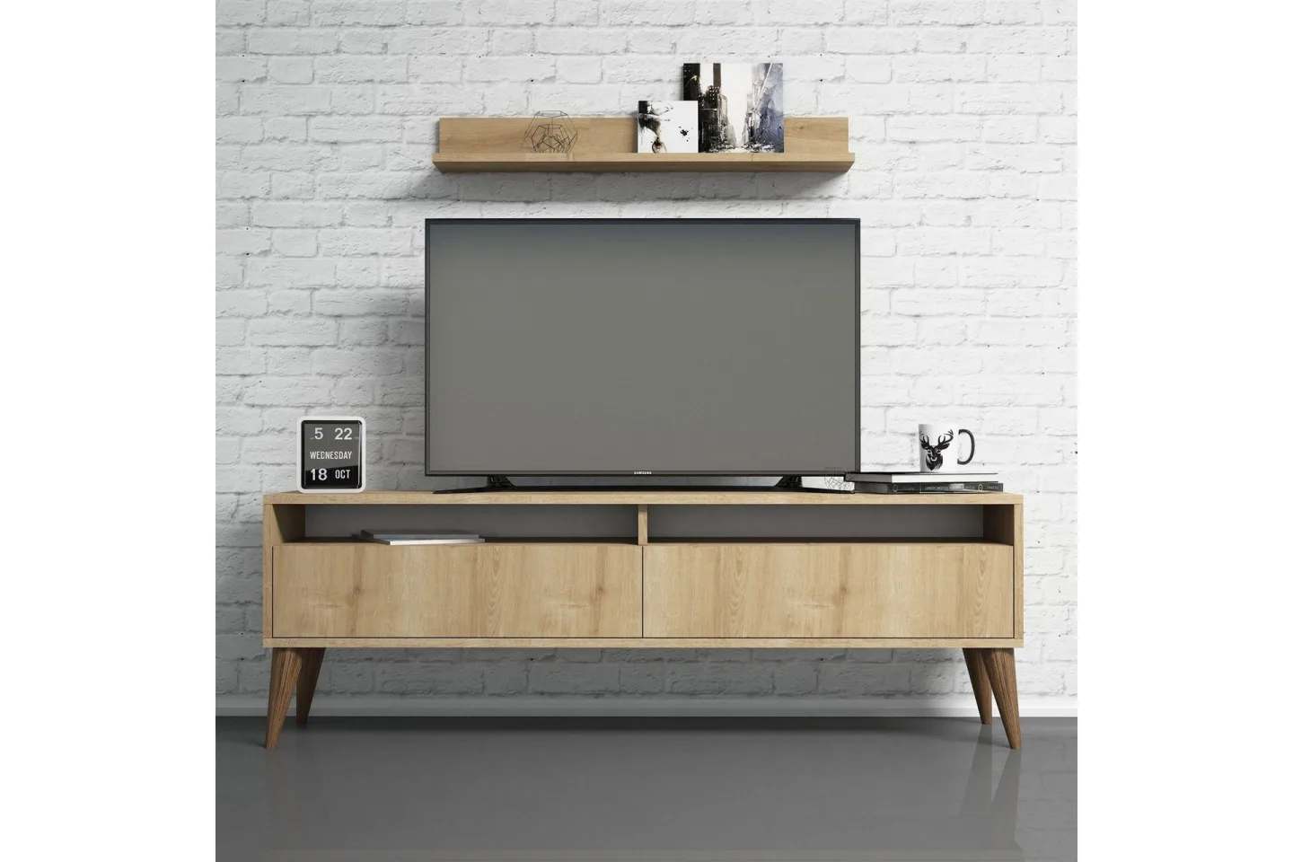 Hoptrup TV-Möbelset 150 cm - Ek