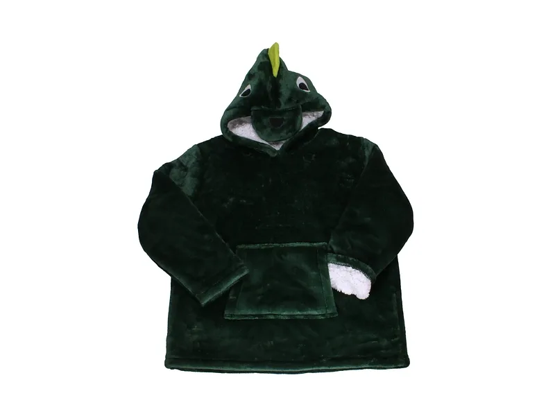 Sweatshirt mit Kapuze BAMBINI grün