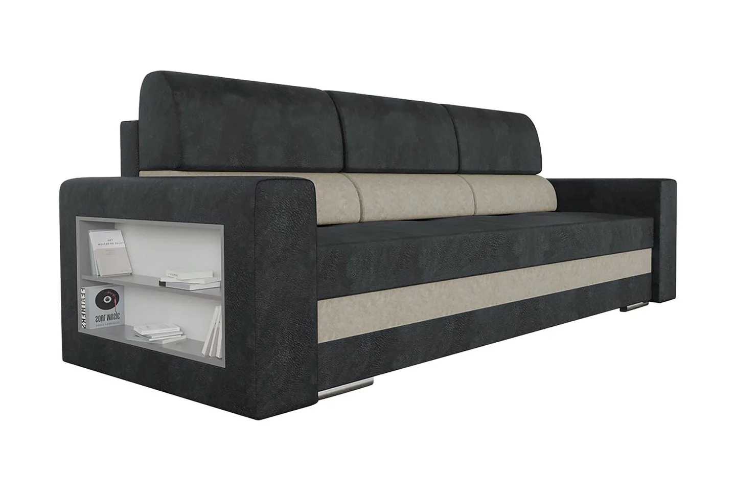 Nemo Bäddsoffa 236x92x88 cm - Grå