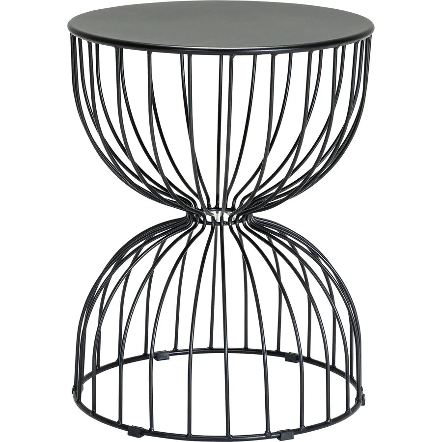 Beistelltisch Lior Schwarz Metall 40 cm
