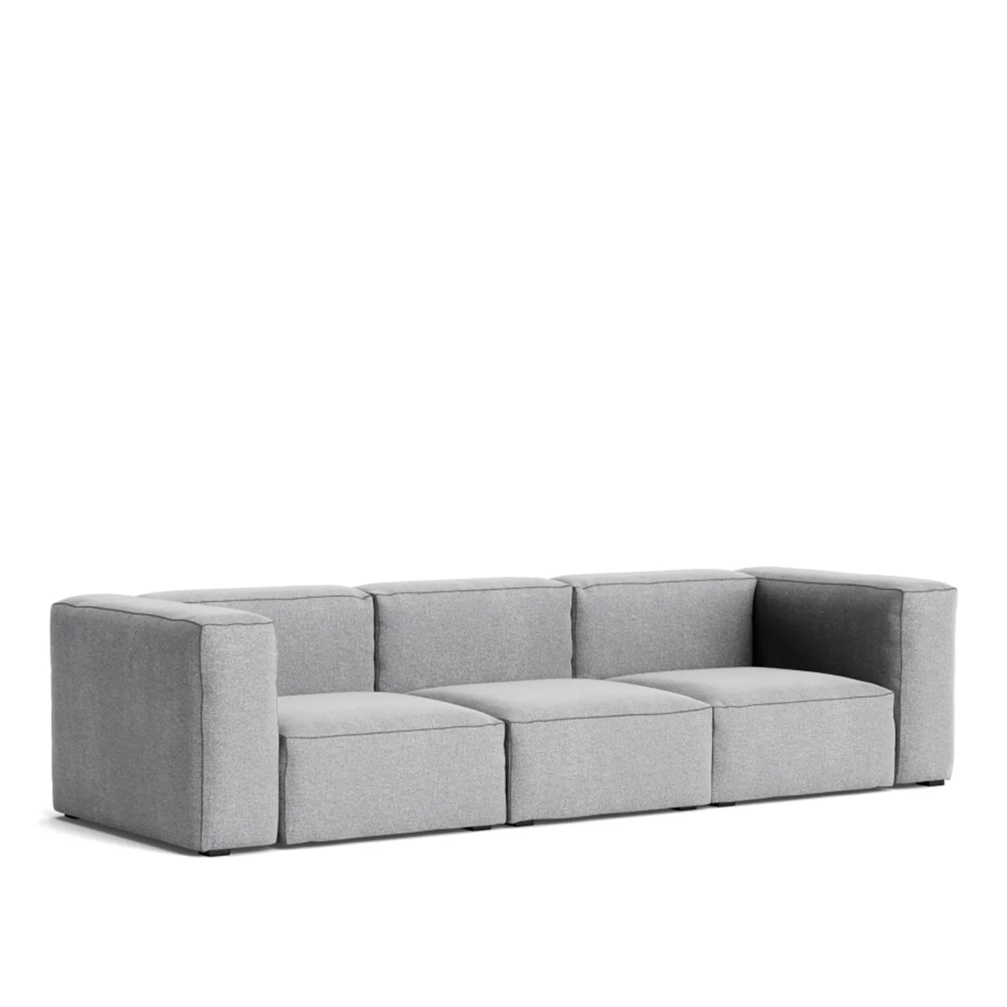 HAY - Mags Soft 3 Seater Combination 1 - Dark Grey Stitching - Cat.4 - Hallingdal 65 130 - Soffor