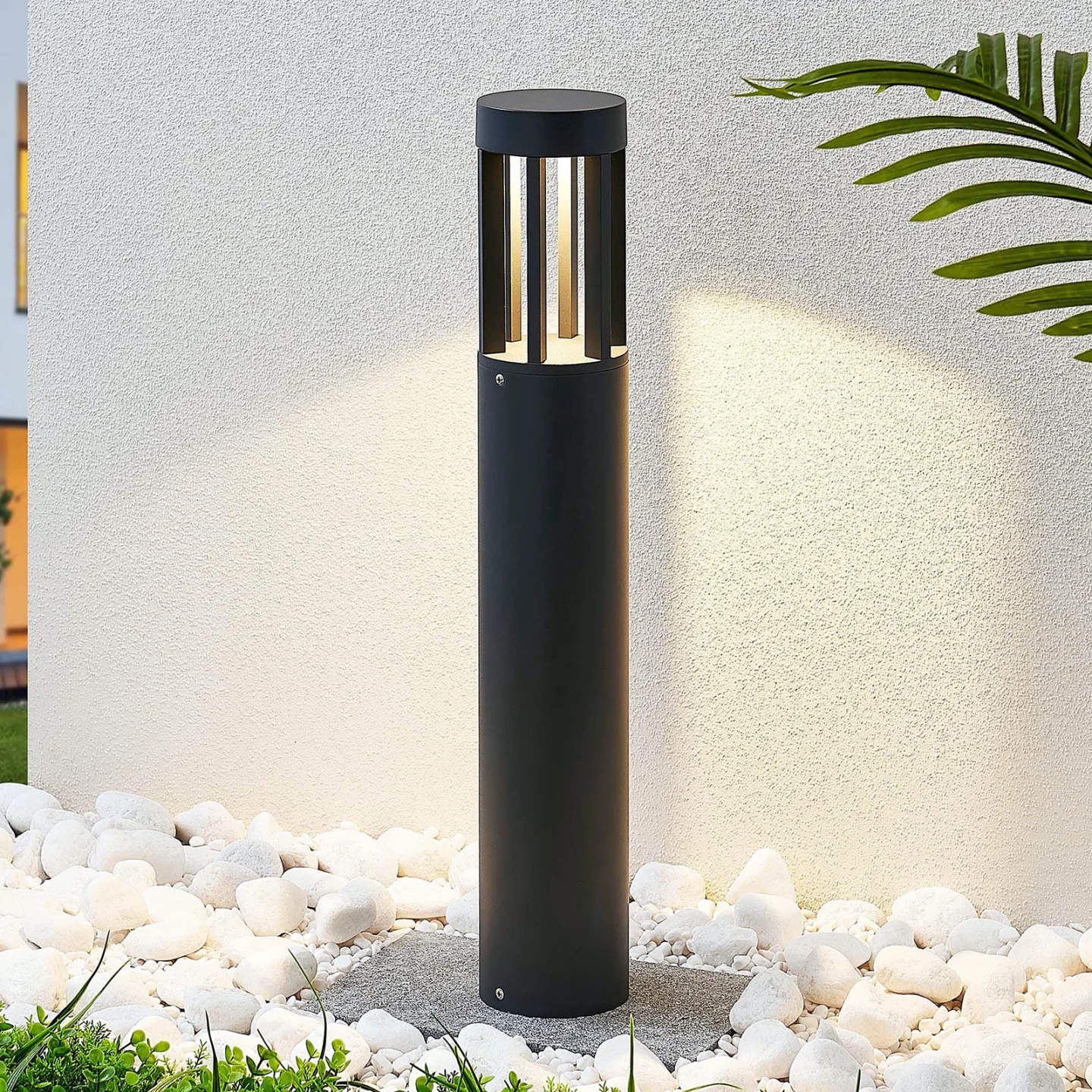 Jordis LED Gartenleuchte H65 Dark Grey - Lindby - Modern - Metall - Einflammig