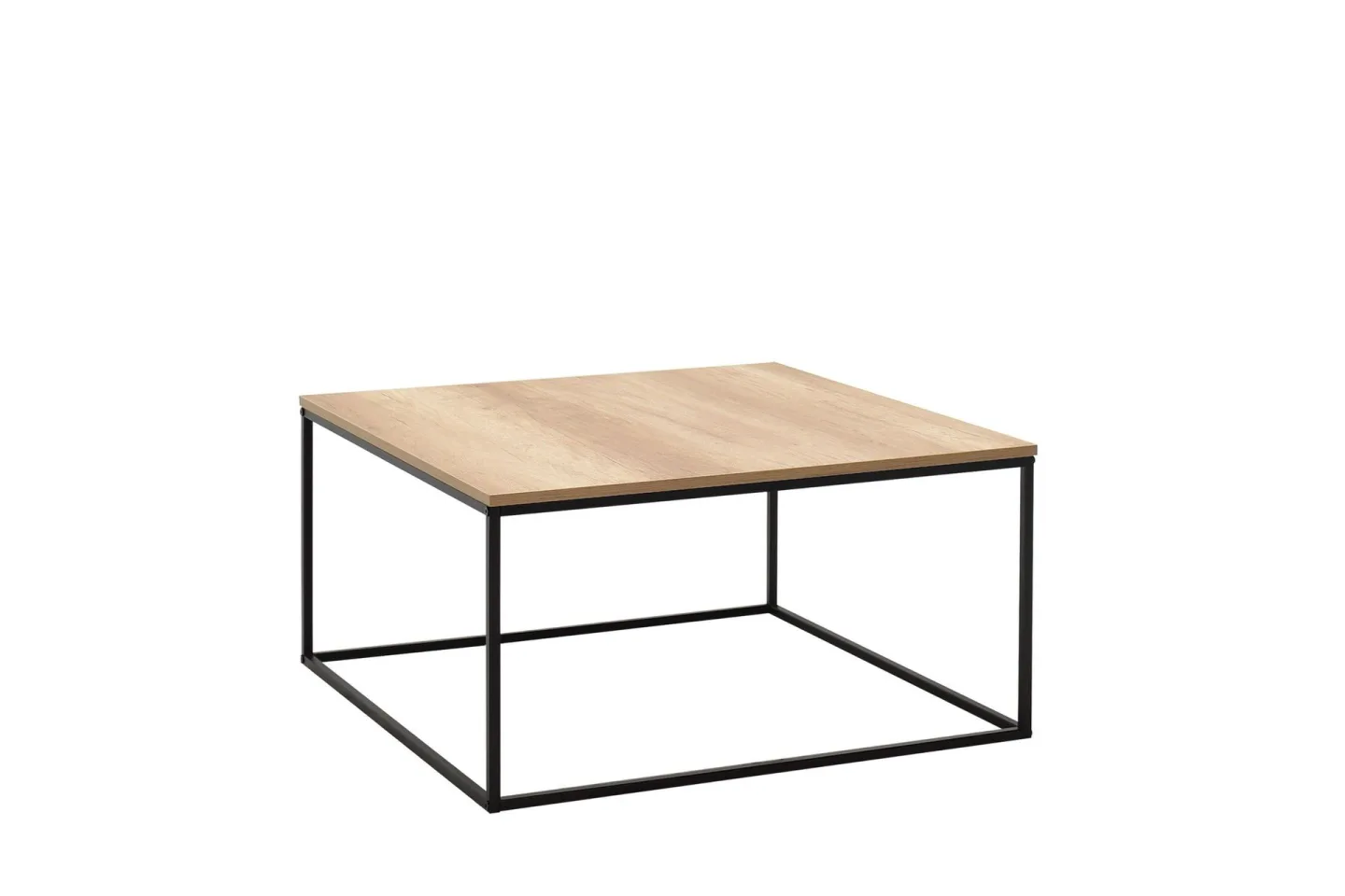 Ajmit Soffbord 80x80 cm Brun/Svart - Hanah Home