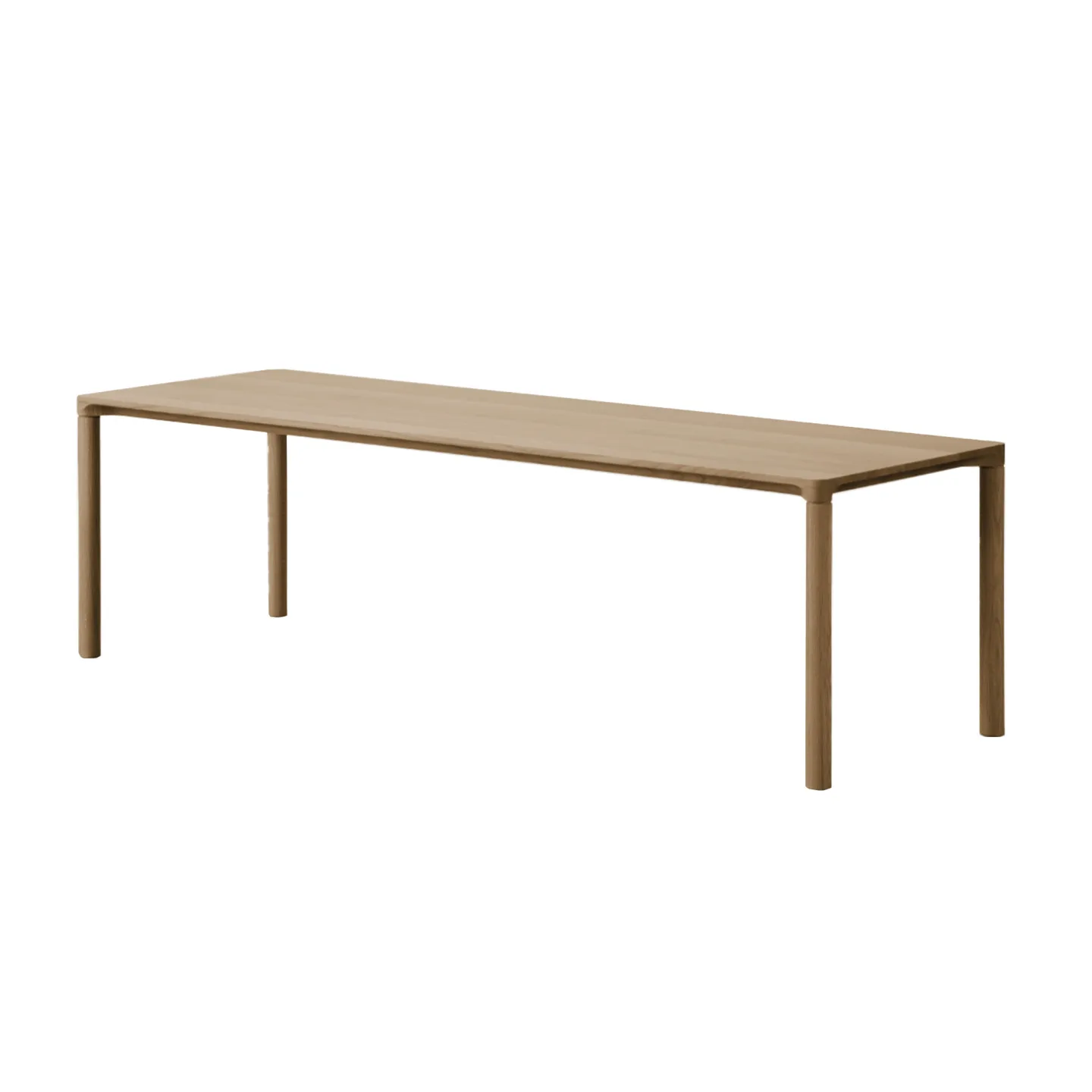 Fredericia Furniture - Piloti Table, 120 x 39 cm, Oljad ek - Soffbord - Hugo Passos - Träfärgad - Trä